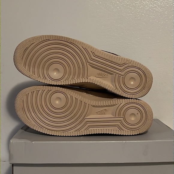 Custom Air Force 1 Coffee Dipped and Rope Laces Brand New - Picture 8 of 10